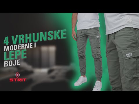 Muške Cargo Pantalone Sa Ranflom - Udobne i Moderne STT2865