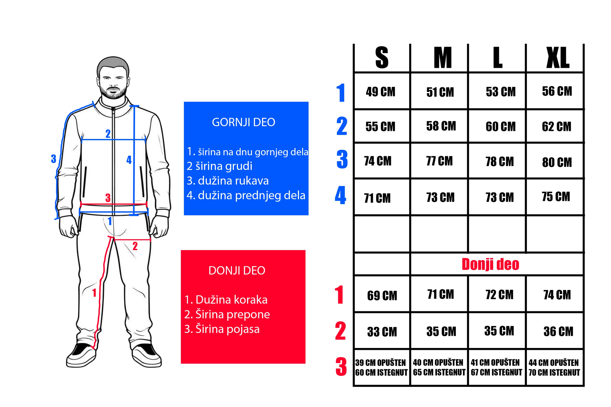 STRIT komplet trenerka STT01