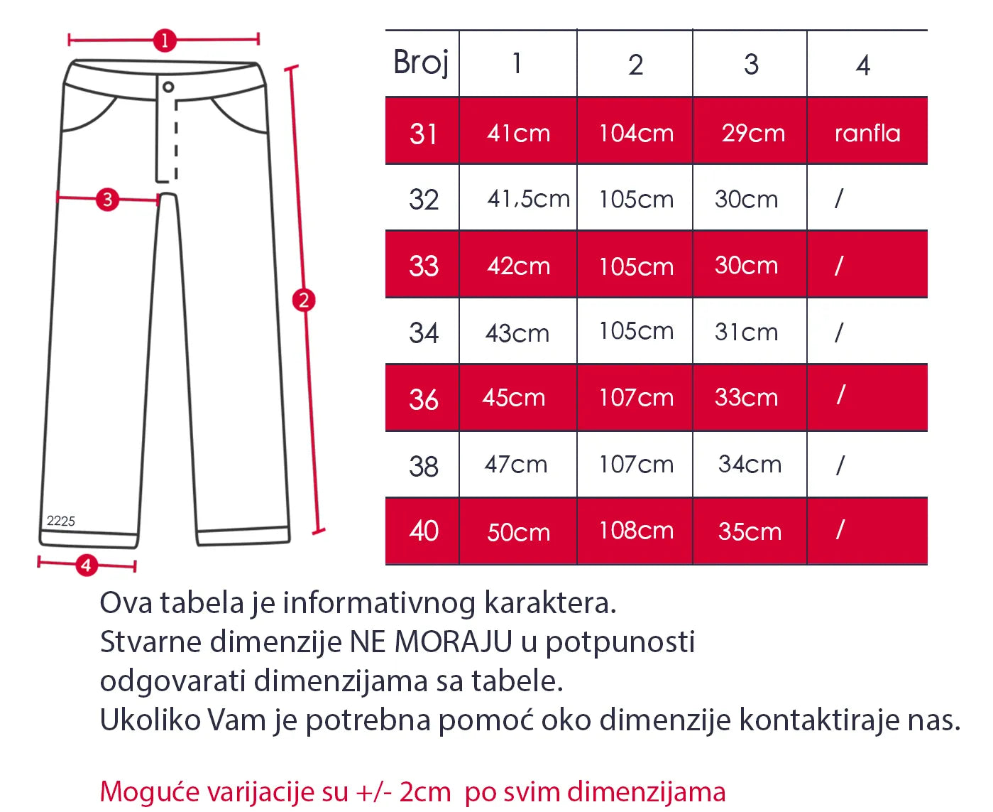 Muške cargo pantalone krem STT2225